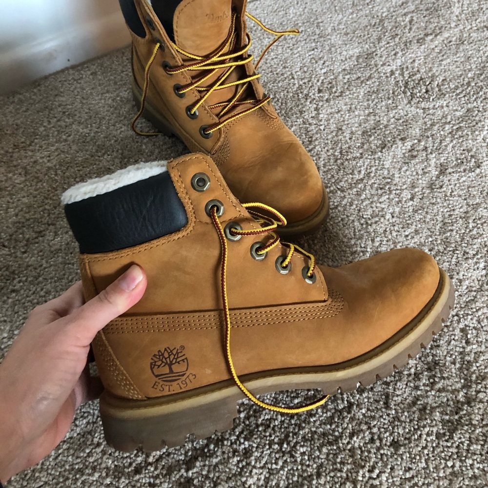 Timberland 6-inch fleece lined waterproof boots